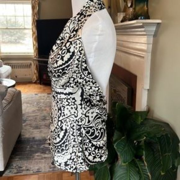 Express 93% silk, black and cream, hotter medium M - Picture 4 of 5